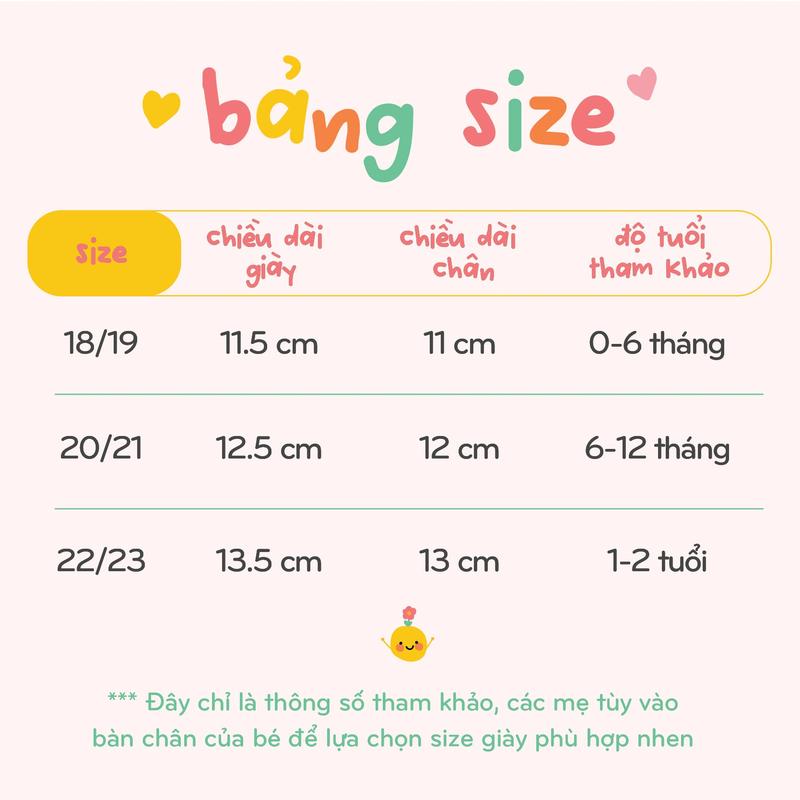 Product Introduction of Giày Tất Vớ Tập Đi Cho Bé Trai, Bé Gái Style Hàn Quốc Đế Mềm Chống Trượt Bebé Tí Tẹo GB003 0
