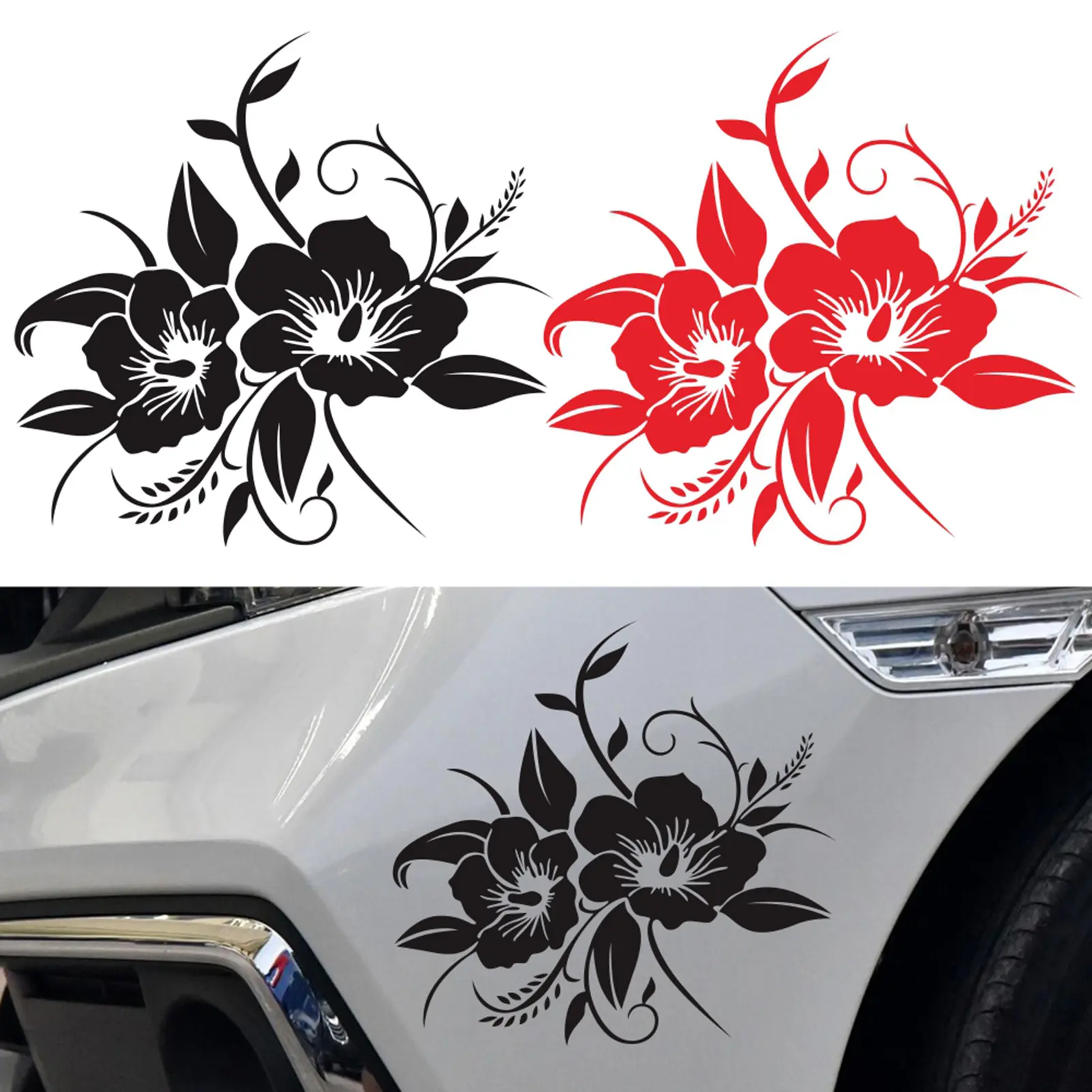 Miếng Dán Xe Hơi D-798, Đề Can Hoa Phản Quang Tự Động, Chống Nắng, Màu Trơn, Ứng Dụng Rộng Rãi, Phần Ngoại Thất