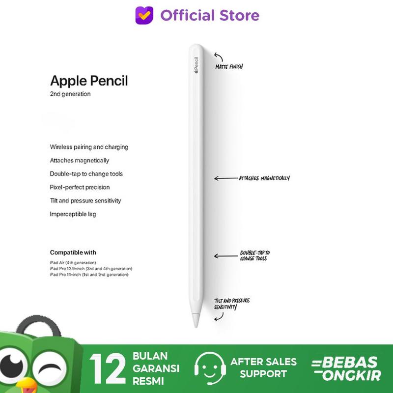 Apple Pencil Gen 2 Type C for iPad Garansi Apple BNIB Gen 1 1st 1