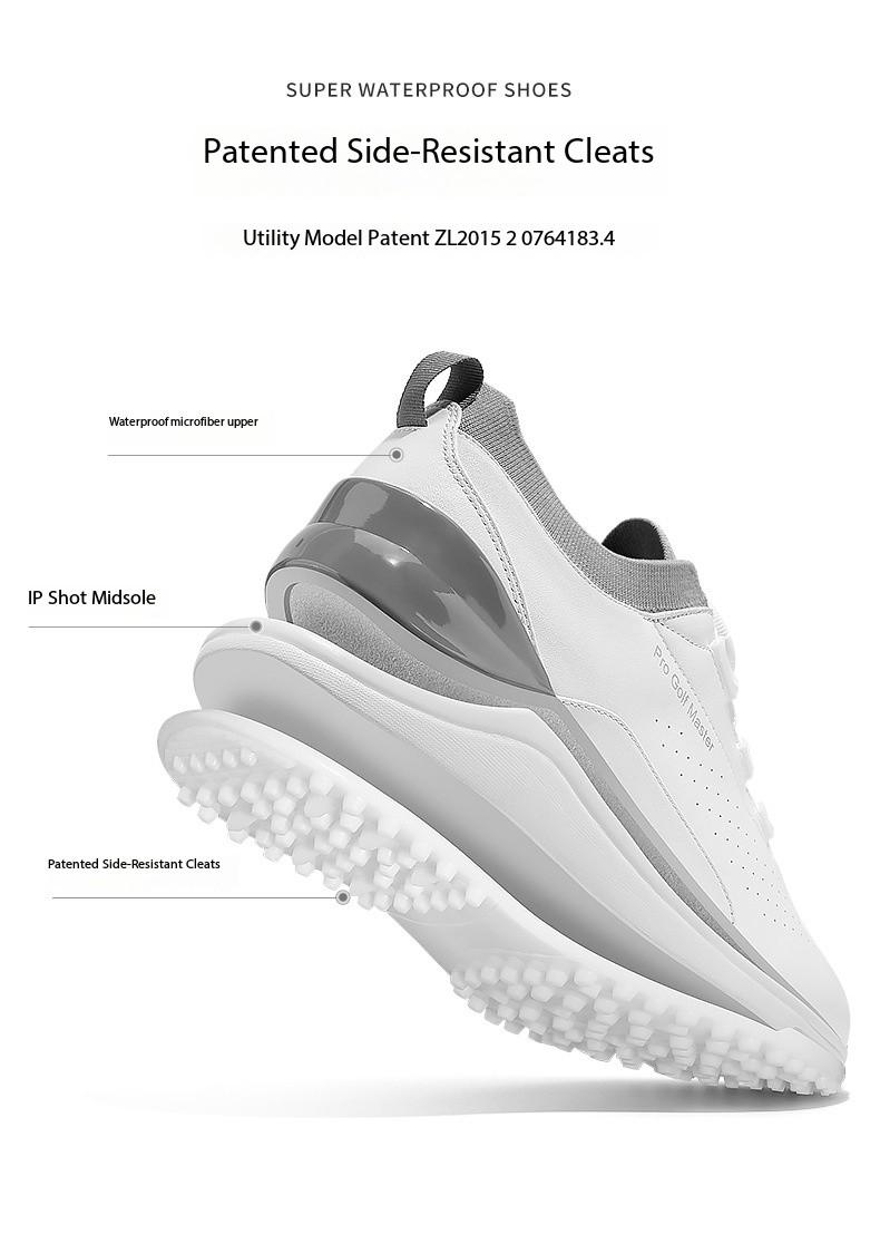 Product Introduction of [PGM] Golf Shoe Men's Waterproof Sneakers Knob Shoelace Anti-Slip Golf Shoes Xz300 11