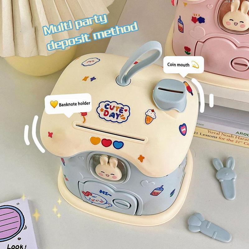 Product Introduction of Cute Cartoon Small House Money Bank Children's Gift Jar Savings B2D1 40