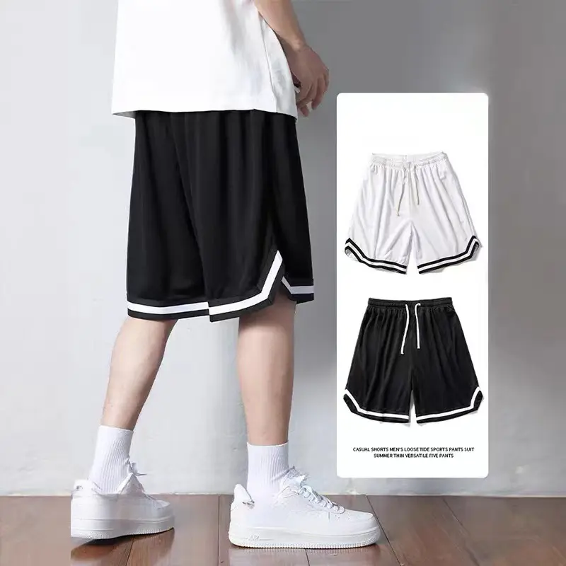 Live unbridled Menswear Stylish Style Ice Silk Bottoms Summer Pants Fast Drying Basketball Shorts