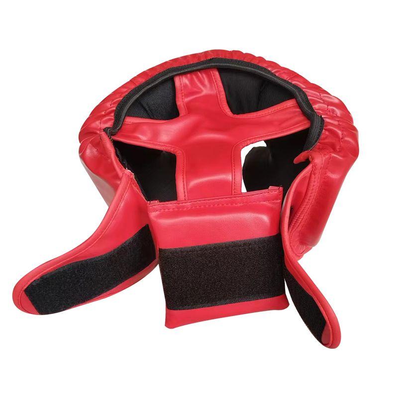 Boxing Helmet Adult Protective Gear Free Combat Head Protector Children's Muay Thai Taekwondo Head Thickening Training Fight Head Cover 4