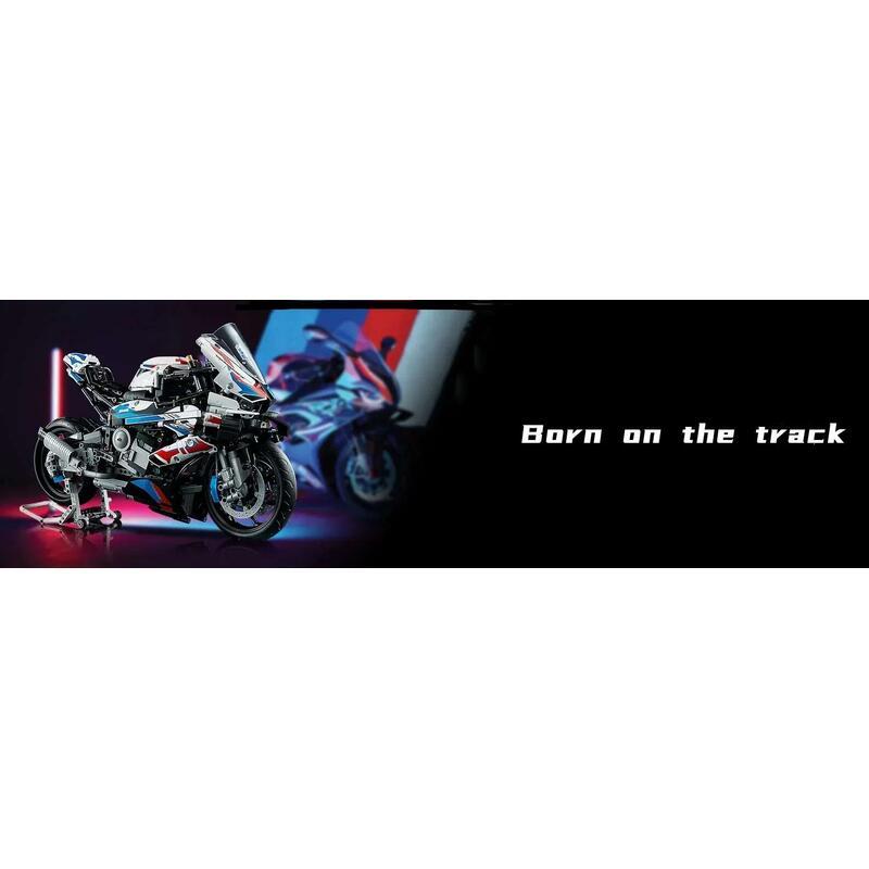 Product Introduction of New Building Bocks Simulation Motorcycle Decoration Assembly Model Difficult Toy Boy Educational Creature Gifts 3