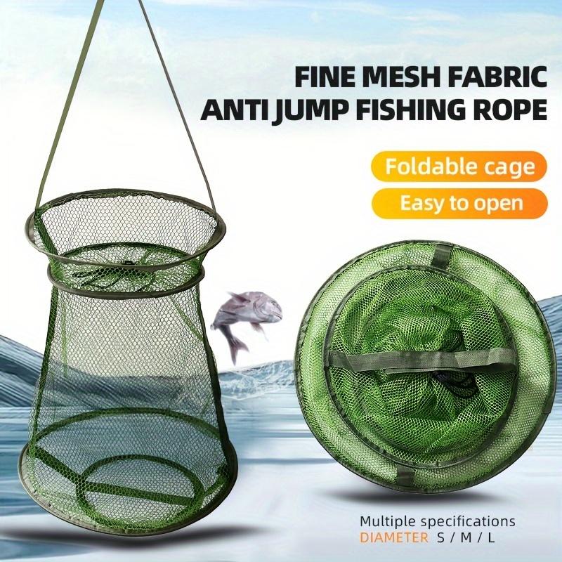Bakul Ikan Lipat Nilon, Tahan Lama, Poket Jaring Pelindung, untuk ...