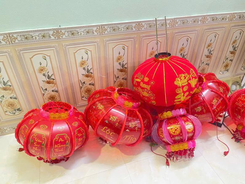 Đèn Lồng Cầu Điện Mẫu 3D Xoay 360 Tiếng Việt 2025 - Size 60cm/80cm/100cm 1