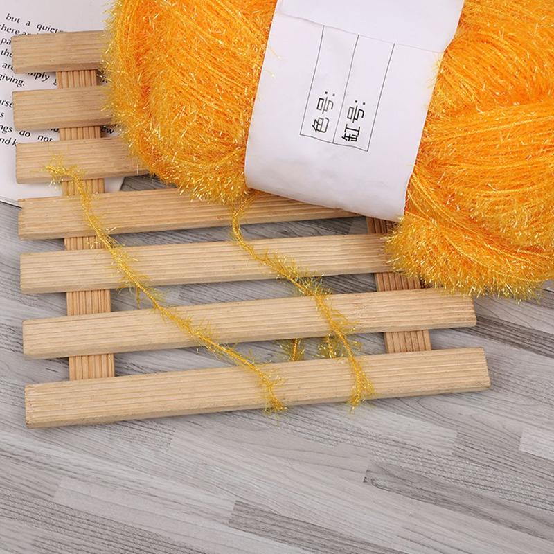 Product Introduction of Multi-purpose Furry Chunky Crochet Knitting Wool Yarn Tinsel Sparkle 100g 13