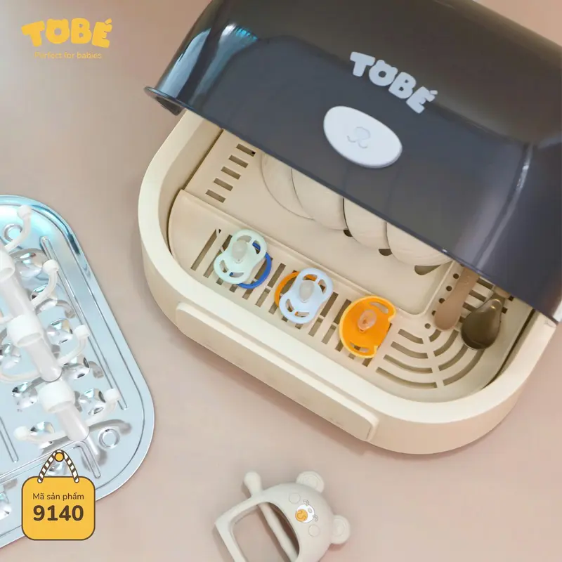 [TOBÉ x TRƯỜNG THỊNH] MÁY ÚP BÌNH SẤY KHÔ VÀ TIỆT TRÙNG UVC 2IN1 FINO MS 9140 3