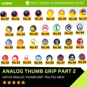 Analog Thumb Grip for PS4 PS5 PART 2 | Karet Silikon Stik Thumbgrip