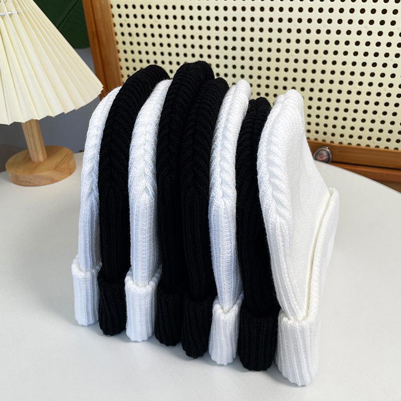 Product Introduction of Mũ Mùa Đông, Dành Cho Unisex, Mũ Len Dệt Kim, Màu Trơn Thiết Kế Dễ Thương, Thích Hợp Cho Mùa Thu Và Mùa Đông, Mũ Len Nữ, Mũ Trùm Đầu Ấm Hơn, Thích Hợp Cho Nam Giới, Mũ Thường Ngày 19
