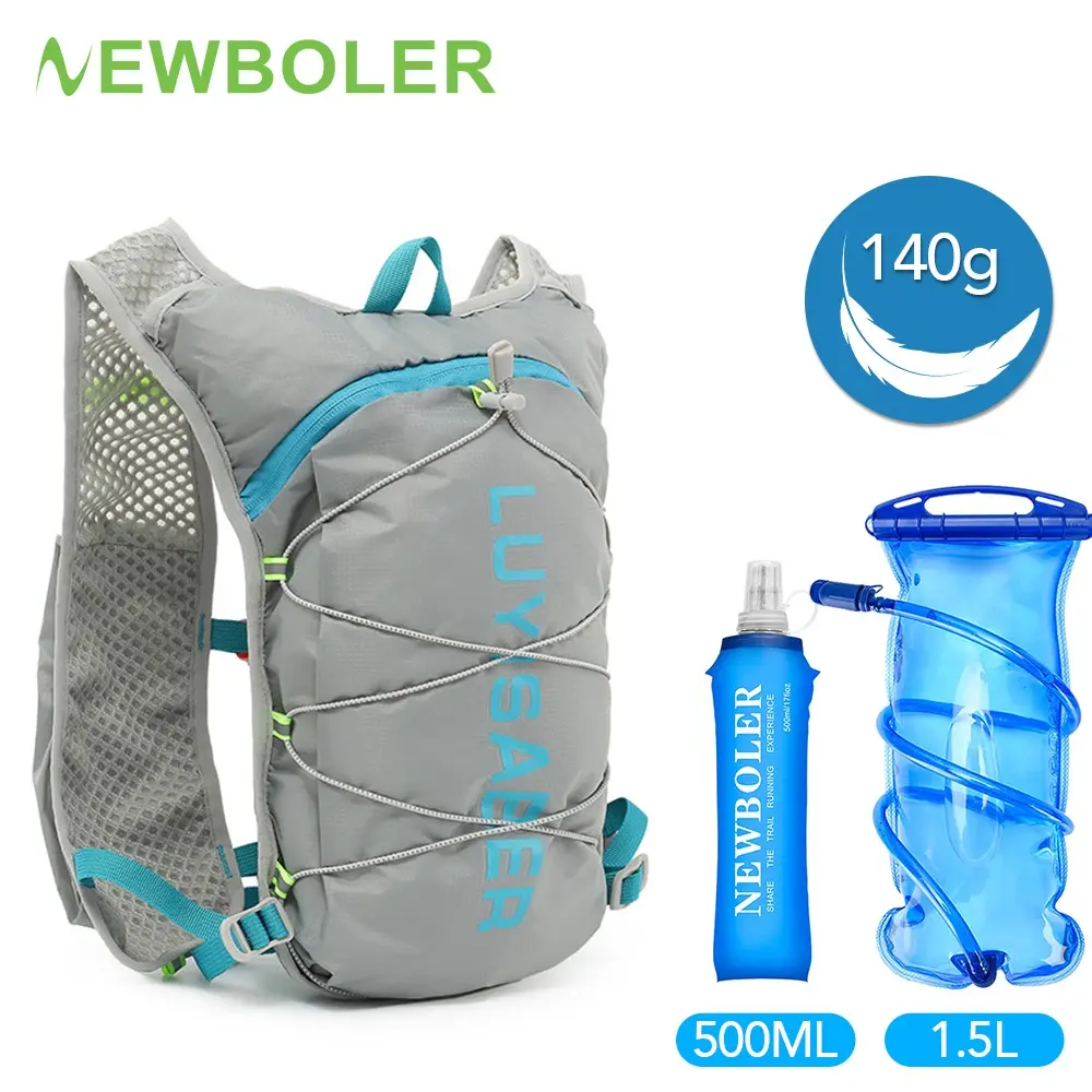 Túi Chứa Nước Xe Đạp, Newboler, Nhẹ (140g), Thoáng Khí, Thích Hợp Cho Các Hoạt Động Ngoài Trời, Ba Lô Đạp Xe, Chạy Marathon, Chạy Bộ, Đi Bộ Đường Dài Và Chạy Bộ, Áo Vest Chứa Nước, Với Bàng Bàng Nước 2L Bag Túi Thể Thao Sport