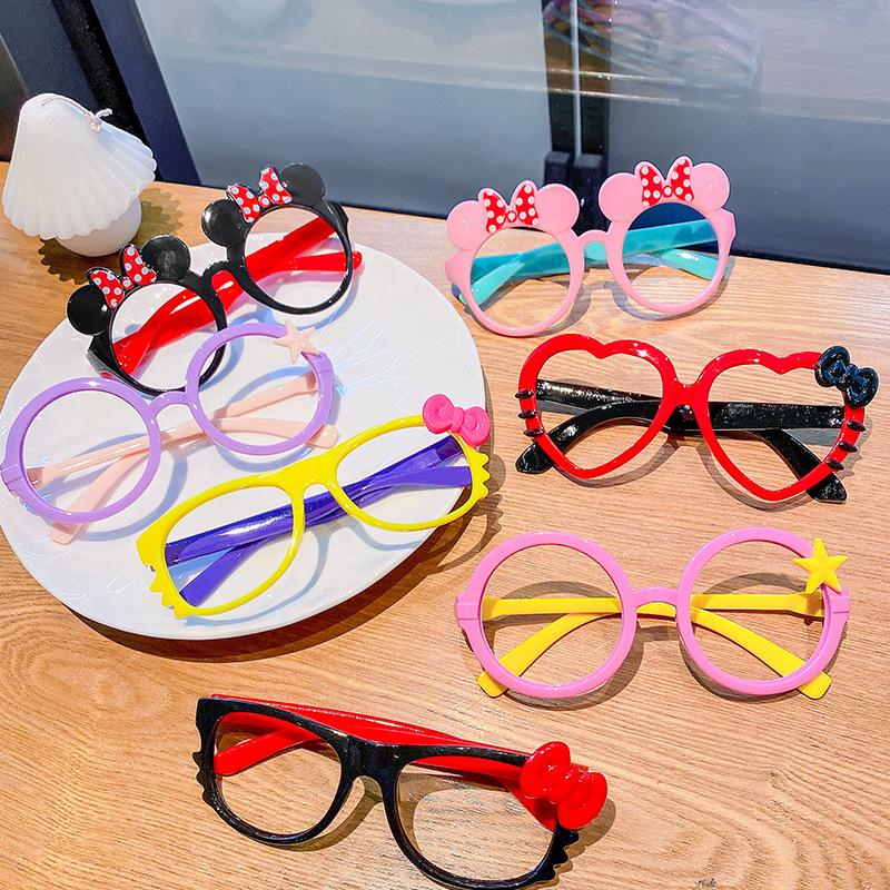 Children's Glasses Frame Girls' Cute Cartoon Glasses without Lens Baby Boy Photo Decoration Girls' Baby Frame 3