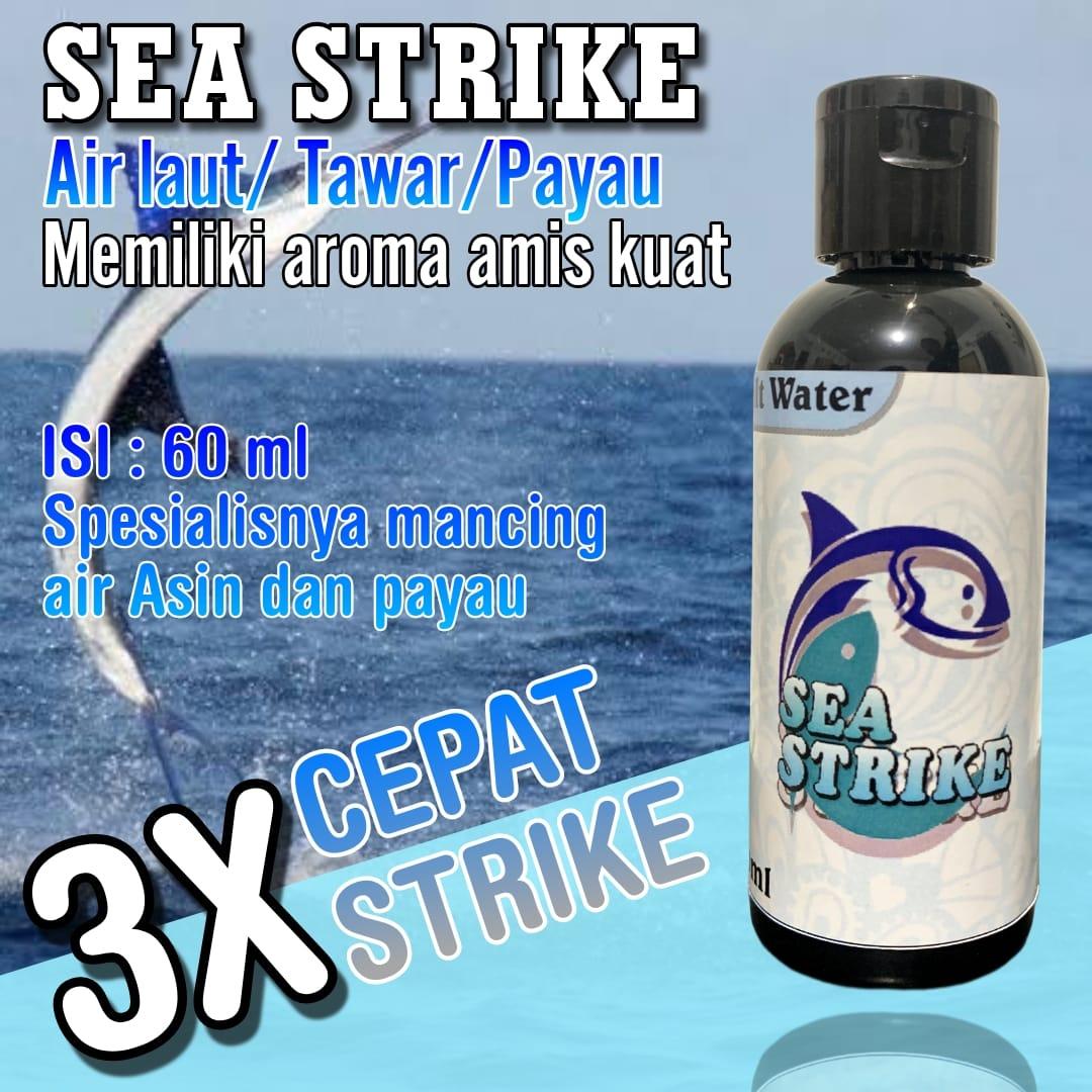 Essen Sea Strike Khusus Ikan Laut Air asin,air payau dan air tawar isi 60 ml Essen Sea Strike Khusus Ikan Laut Air asin,air payau dan air tawar isi 60 ml