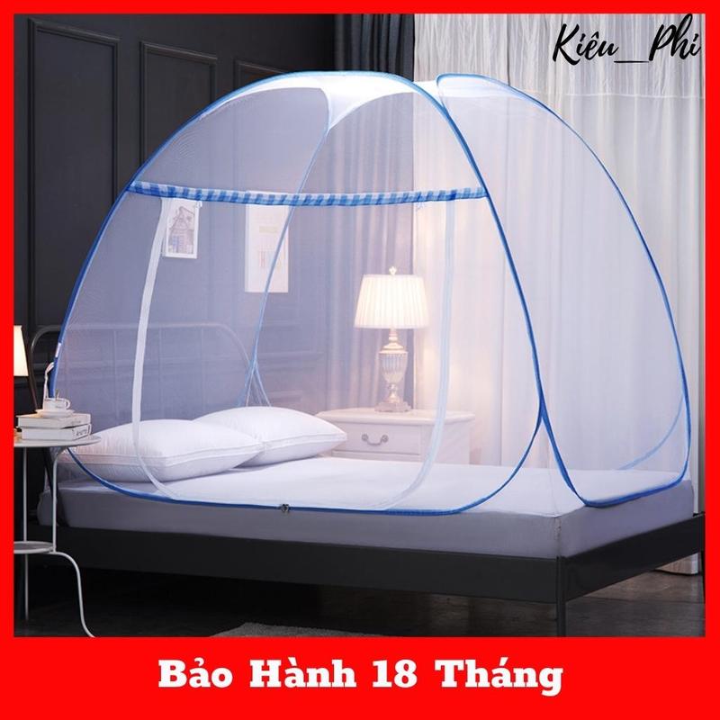 Màn chụp đỉnh chóp - Mùng chụp tự bung chống muỗi gia đình  1m2, 1m4, 1m6, 1m8, 2m2  gấp gọn tự động Kiều Phi