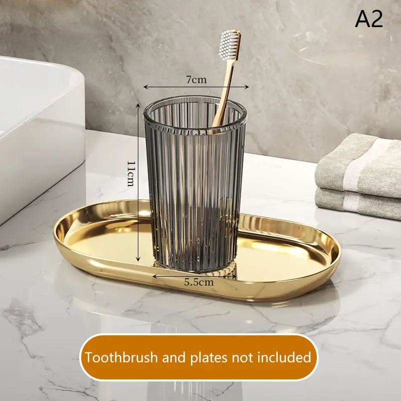 Cốc Súc Miệng Acrylic, Cốc Phòng Tắm Bàn Chải Đánh Răng, Phong Cách Sang Trọng Giá Cả Phải Chăng Phụ Kiện Lưu Trữ, Giá Đỡ Bàn Chải Đánh Răng 0