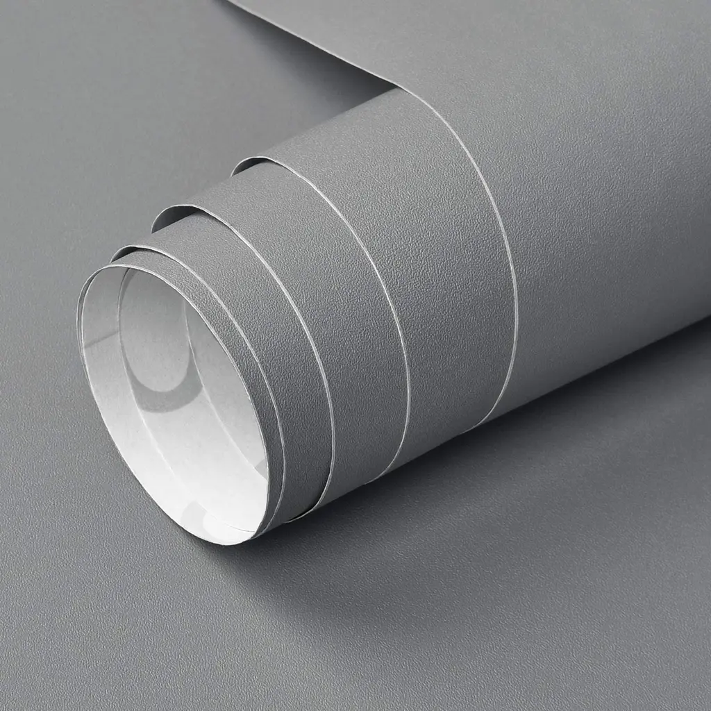 Wallpaper Dinding Polos Light Grey 9m s/d 10m x 45cm