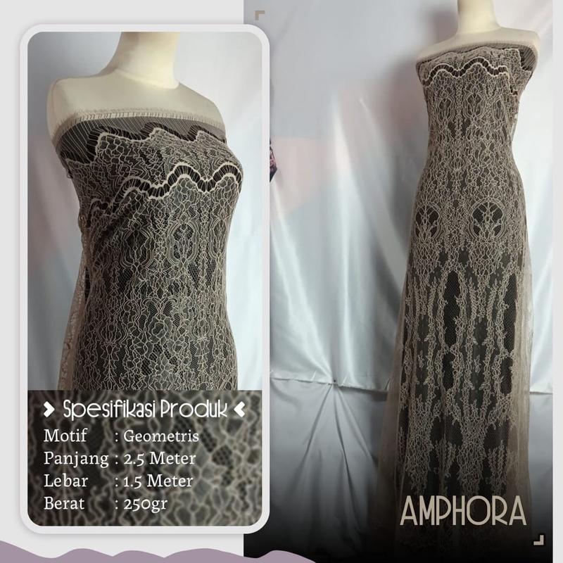 Product Introduction of Kain Brokat Chantilly Lace Panel, Brukat Chantily santily 5