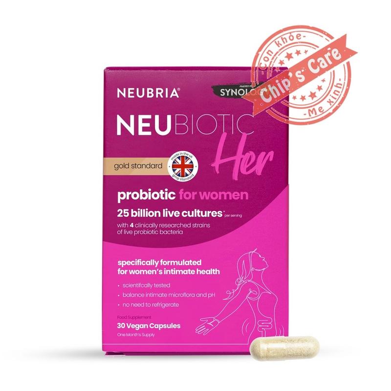 Men vi sinh dạng viên uống NeuBiotic Her  Neubria dành cho chị em phụ nữ của  Anh