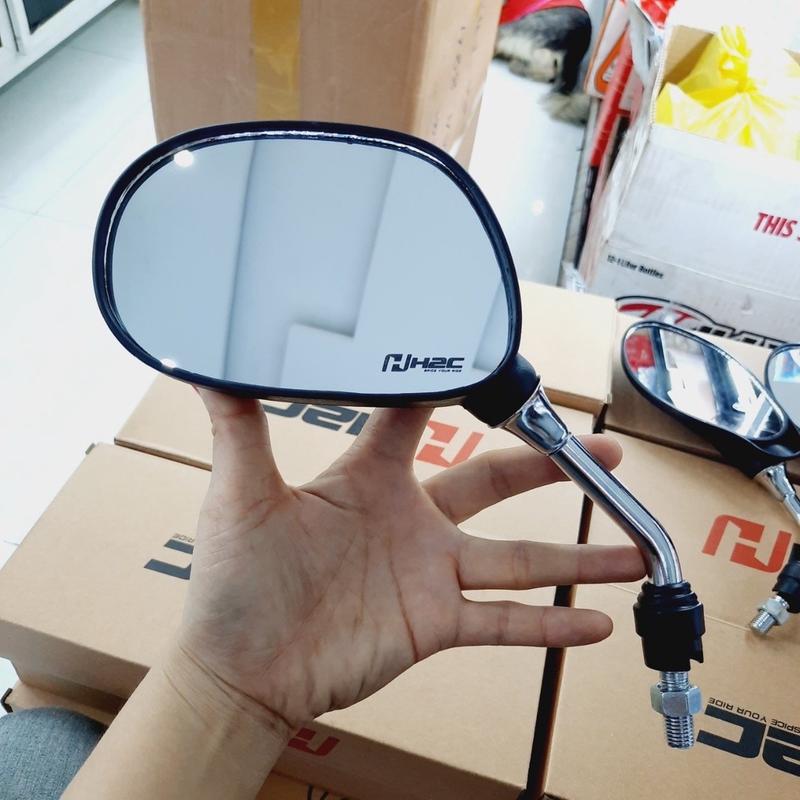 Kính (Gương) Chiếu Hậu H2C Mẫu Spark Chân Crom Bóng Gắn Nhiều Dòng Xe (Bên Trái) Phụ Kiện Phụ Tùng