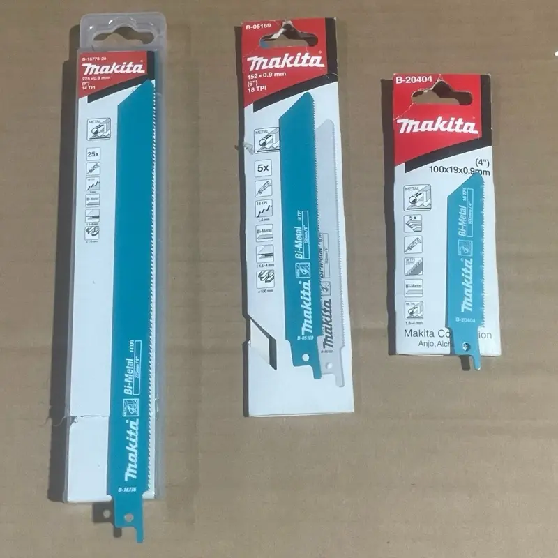 Lưỡi cưa kiếm Makita B-16776-25 (228mm), B-05169 (90mm), B-20404 (100 mm)
