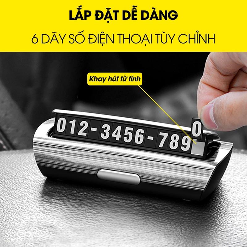 Thẻ đỗ xe, bảng báo số điện thoại ô tô - YQ70 1