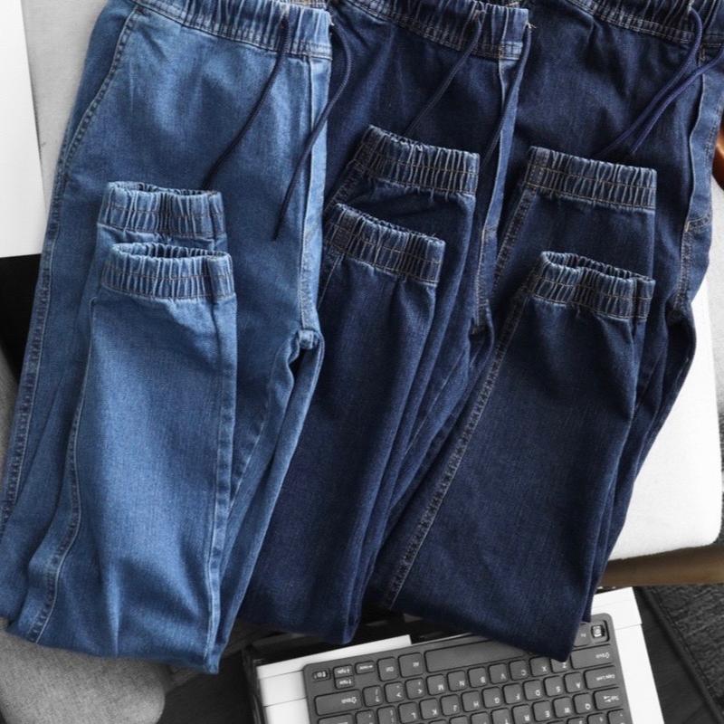 Quần Jean nam kiểu Jogger trẻ trung form Slimfit ôm vừa phải Menswear Pants 5