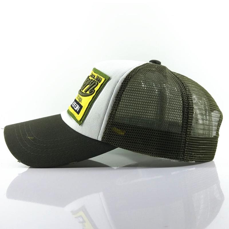 Women Men Streetwear Letter Embroidery Mesh Dad Baseball Cap Snapback Hip Hop Outdoor Y2K Trucker Hats #452826 4