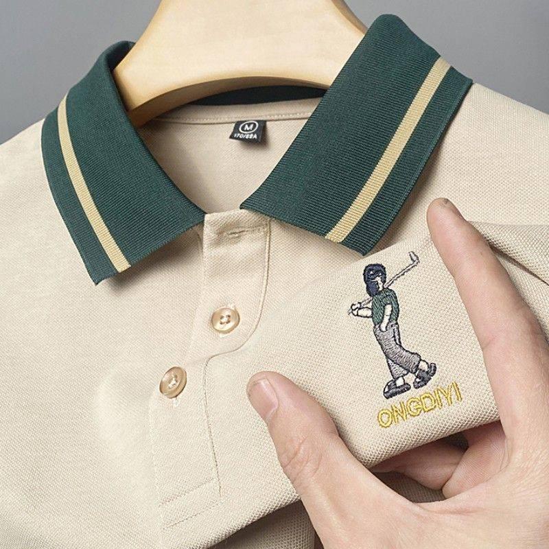 Product Introduction of เสื้อยืดแขนสั้นผู้ชาย ฤดูร้อน ใหม่ เสื้อโปโลคุณภาพสูง ครึ่งแขน เหมาะสำหรับชายหนุ่มและวัยกลางคน เสื้อหลวม 18