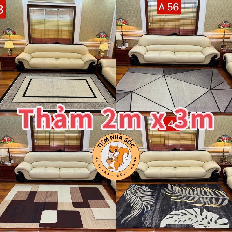 ( KT Lớn 2M x 3M ) Thảm bali Nhập Khẩu công nghệ đức 5D mẫu Hiện Đại kích thước 2M-3M th ả