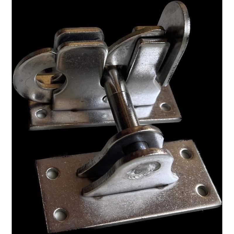 Chốt cửa tự động inox chuẩn 304 tự đóng mở, dễ sử dụng - Chuyên dùng cho các loại cửa phần cứng cửa nhà để xe khoá cổng sắt