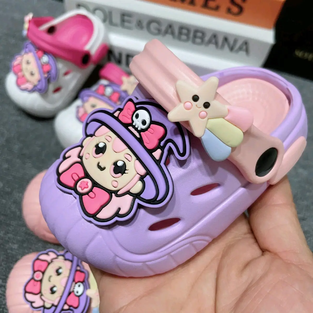 Dép trẻ em.sục nhí bé gái.3 màu.sz.18_23.