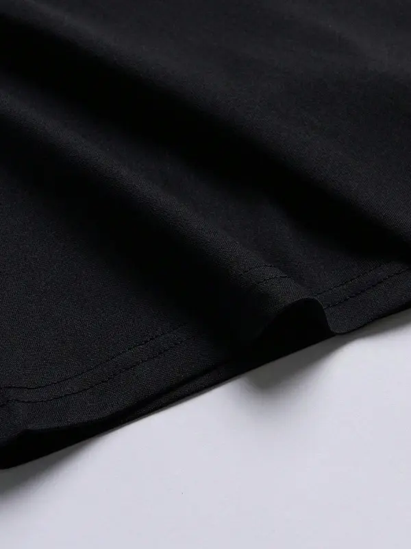 Unisex's Dice & Letter Print Drop Shoulder Tee, Street Fashion Round Neck Half Sleeve T-Shirt for Daily Holiday Outdoor Wear, Menswear for Summer 5