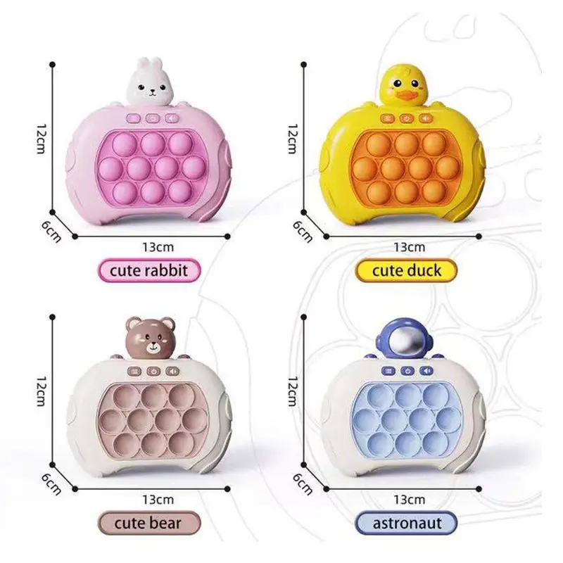 (BISA COD) Mainan Pop It Kuromi Elektronik Push Bubble Challenge Fidget Toys Squishy Game Anak Popit Elektrik Musik Set Hadiah Toys 8