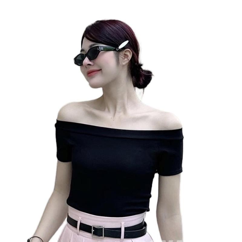 Áo trễ vai sang chảnh, co giãn tốt.- ms 001