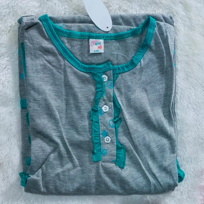 Daster super jumbo XXL Ld 120 cm bahan kaos 3