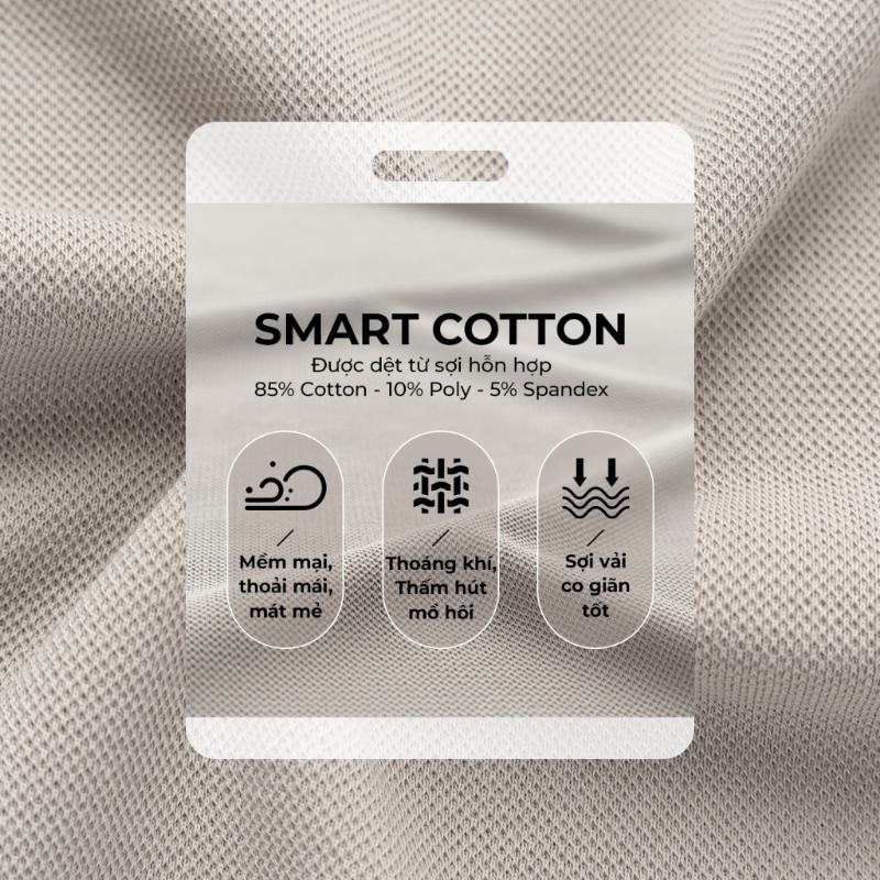 Mùhè phong cách mới Ápolo nam BASIC SYMBOL vải cá sấu cotton interlock xịn, thanh lịch, sang trọng - POLOMANOR Menswear Shirt Nhung Có Cổ Áo 2