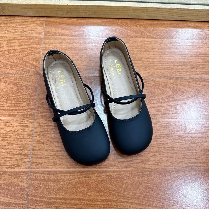 (Đế dẻo) Giày búp bê quai xoắn đế bệt cao su dẻo chống trơn Giày Bệt Nữ 7