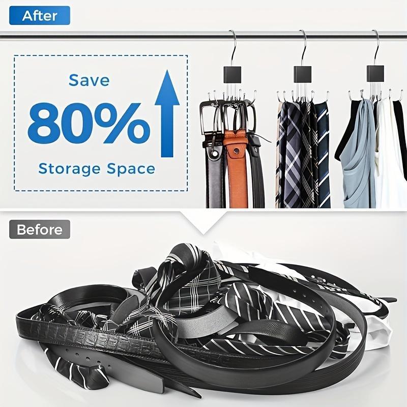 Product Introduction of 6-claw Rotatable Hook, 1 Piece Stainless Steel Multipurpose Hanging Hook for Clothes, Hat, Scarf, Bag, Home Organizer for Closet, Hangable 6