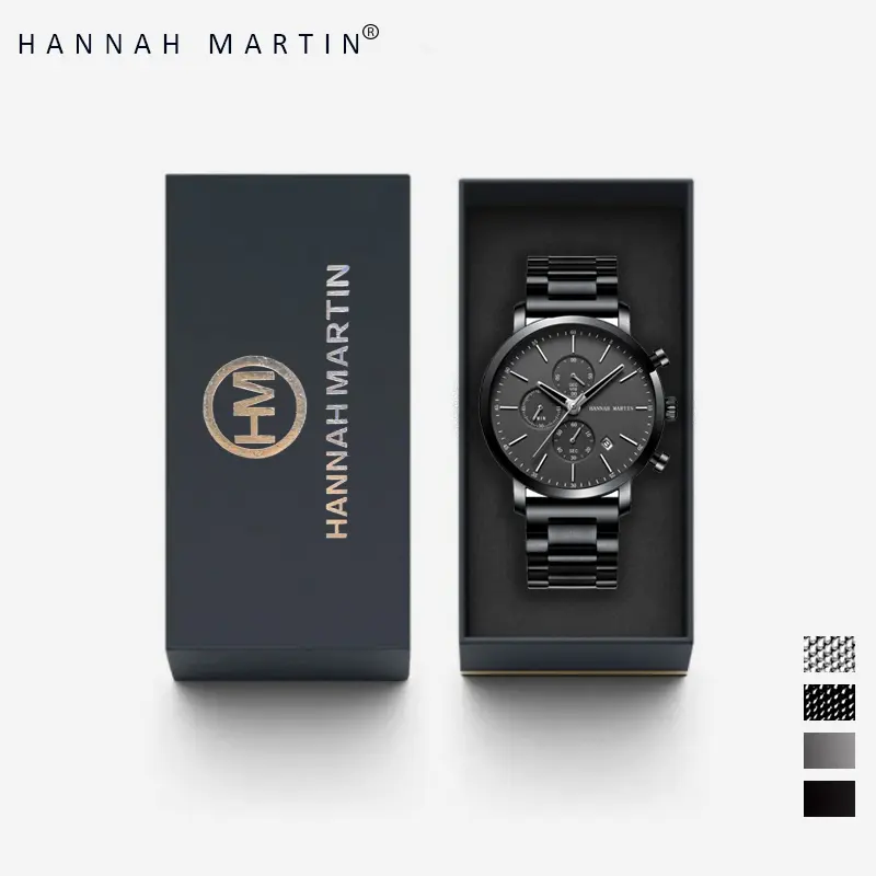Jam Tangan Hannah Martin Pria 109G chrono aktif original garansi COD free ongkir