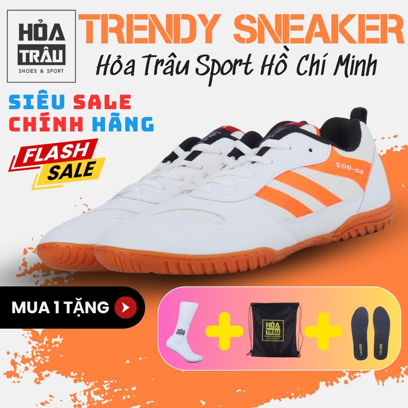 CHÍNH HÃNG Giày bóng bàn cầu lông Sneaker Sport BB02 giày chính hãng HỎA TRÂU Việt Nam giày đánh cầu lông bóng bàn chống vặn cổ chân cao cấp vn standard giày cầu lông vn Unisex Badminton Shoes giay caulong specialized giày thể thao thời trang nam