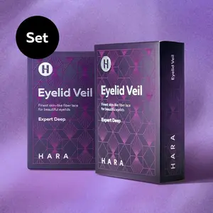 HAQUHARA HARA Eyelid Veil x Nanath Nadia Scot Skot Mata Jaring Eyetape Lace Invisible Mesh