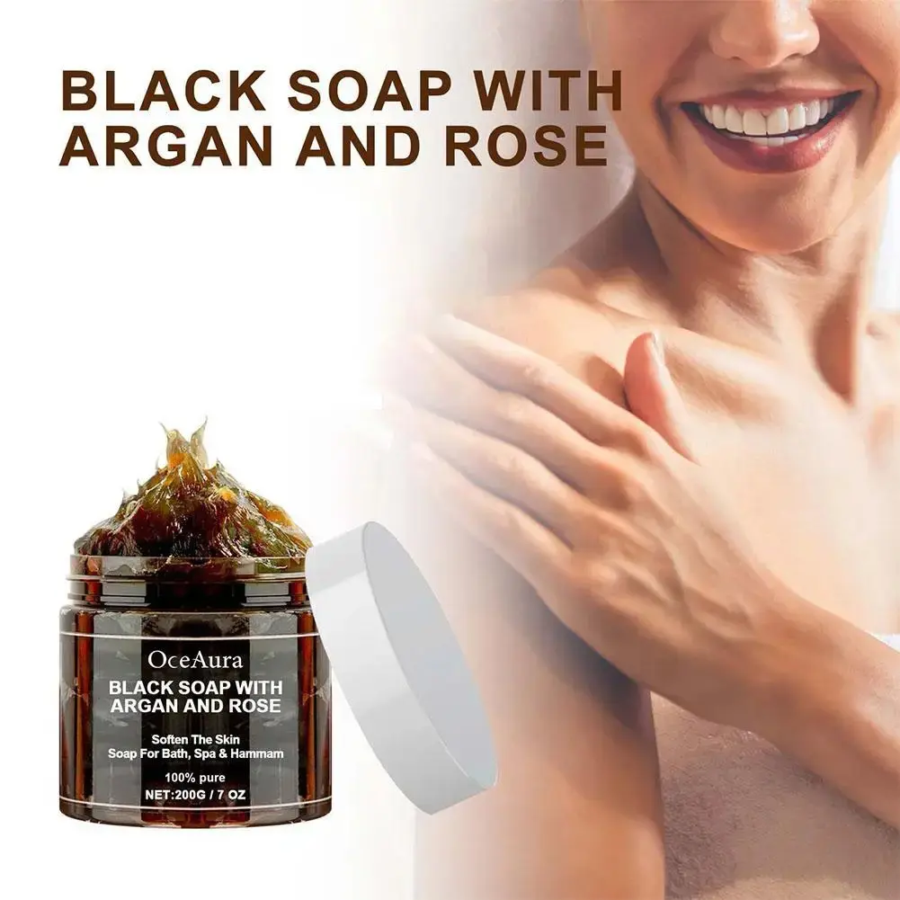 Black Beldi Soap With Argan And Rose Zawina Morocco Black Beldi Soap Moisturizing Body