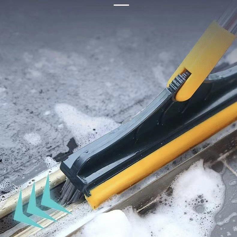 Chổi Chà Sàn Nhà Tắm  Xoay 120 Độ - Thiết Kế Đầu Gạt Nước Và Đầu Chổi Quét Nhà Siêu Sạch (112 x23 cm) 4