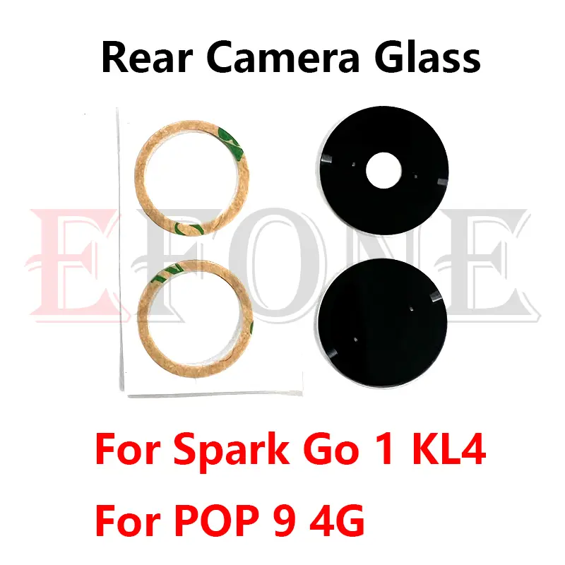 For Tecno Spark Go 1 KL4 / For Tecno Pop 9 4G Rear Back Camera