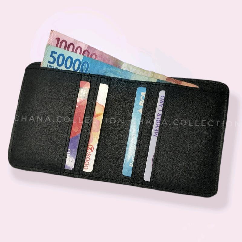 DOMPET WANITA MINI STYLE KOREA DOMPET POLOS WANITA Kartu 3