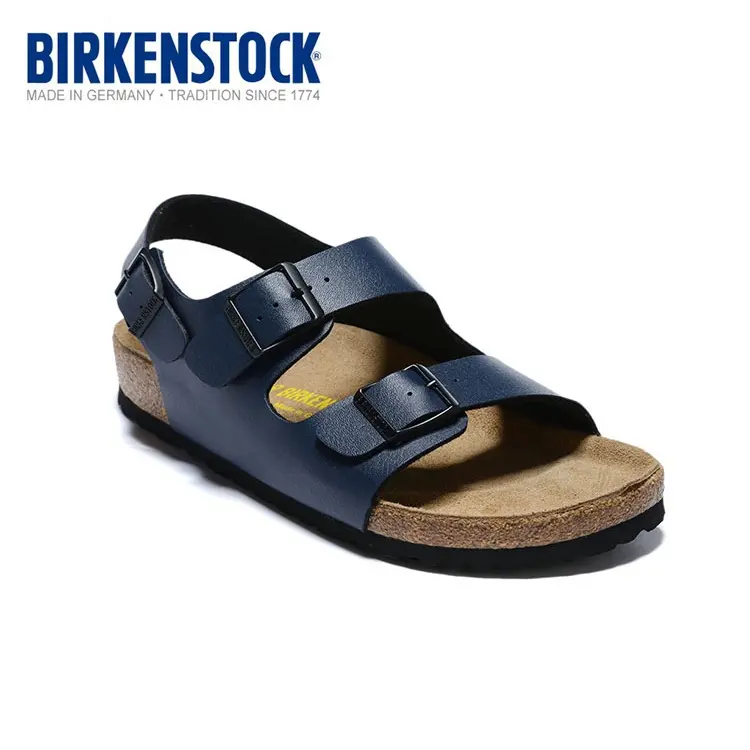 Dép Đế Bằng Birkenstock, Hàng Mới Và Chính Hãng, Được Thiết Kế Cho Nam Và Nữ, Phong Cách Milanocork, Khóa Đôi, Thích Hợp Cho Bãi Biển Mùa Hè, Chất Lượng Cao, Thời Trang Phổ Biến Dép Cửa Hàng, Giày Thường Ngày 9999 0