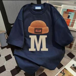 100% Cotton Personalized T-Shirt Streetwear Unisex Round Neck Short Sleeve Top for Men and Women Casual Style Motocross Tropical Design OOTD Summer Pambahay