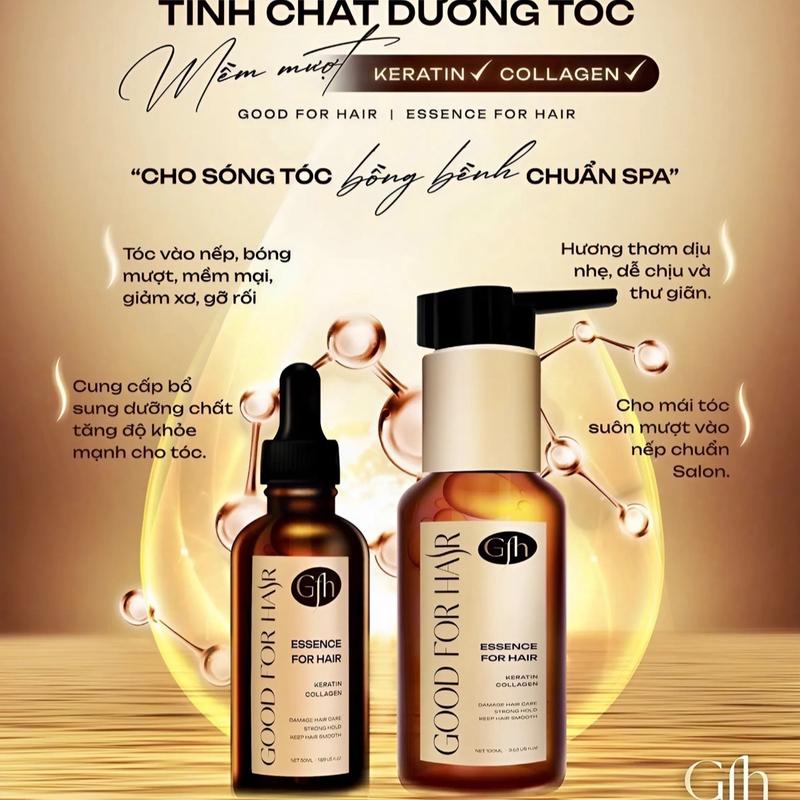 Tinh Chất Dưỡng Tóc ESSENCE Good For Hair. Giảm Tóc Khô Xơ Hư Tổn. Giữ Nếp Mềm Mượt. Bóng Mượt Óng Ả