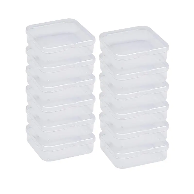 Small Transparent Storage Box (12pcs), Mini Storage Box for Small Items, Easy to Carry Small Parts, and Accessories 4
