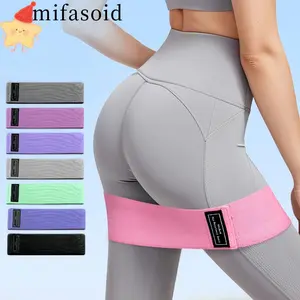 mifasoid Hip Bands Hip Resistance Loop Bands Squat Olahraga Gym Yoga Fitness